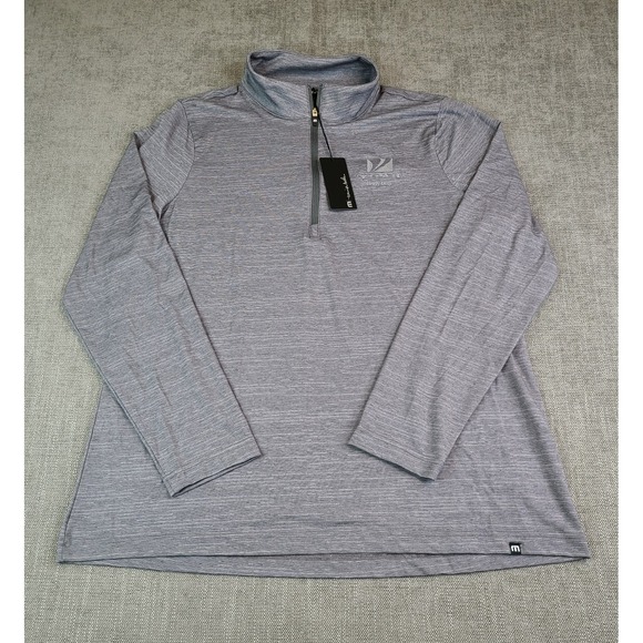 NWT Travis Mathew Sweater Womens XL Crestview 1/4 Zip Performance Golf Pullover - Picture 2 of 7